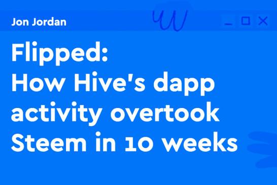 
            数据分析：Hive的dapp活跃如何在10周内超过Steem?