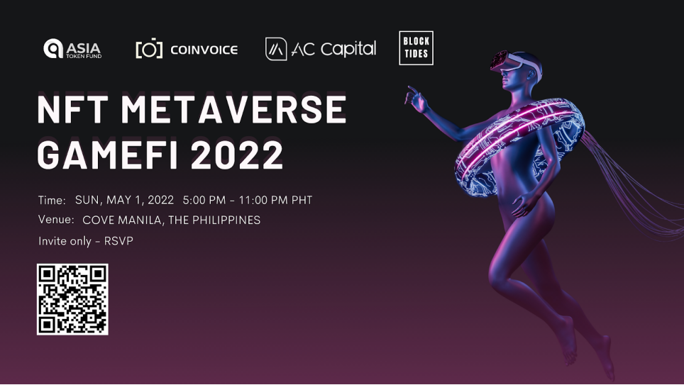 东南亚首个规模最大的区块链大会 NFT, GameFi and Metaverse 2022即将举行